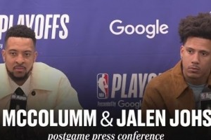 首战失利分析：约翰逊麦科勒姆复盘老鹰对尼克斯