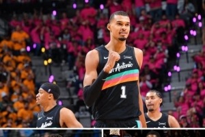 文班30+5三分首秀，马刺战胜开拓者