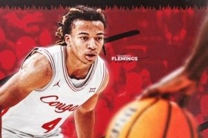 休斯顿大学控卫金斯顿·弗莱明斯确认参加NBA选秀 模拟估值第七