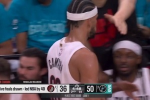 谁在联盟防守端大放异彩？卡马拉106次犯规创新高