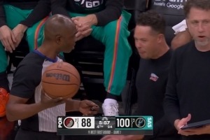 9分先生塞布尔三分制胜 米奇被罚 阿夫迪亚加罚球失准