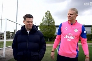 哈兰德心态稳如山 联赛冠军战压力归问阿森纳