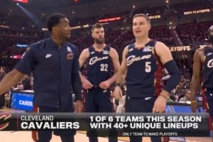 本赛季6支球队阵容变动超40次 骑士队以季后赛身份见证