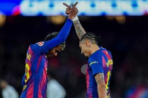 阿斯预测：皇马巴萨3轮积分平分 巴萨德比胜可封西甲冠军