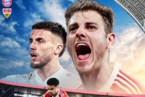 拜仁海报炫技斯图加特：迪亚斯斯坦尼西奇同框