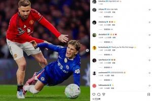 肖发布赛后合影首图意外走红因加纳乔摔倒