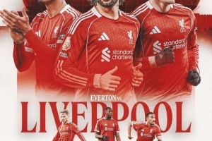 利物浦德比阵容海报曝光：六将出击