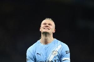 英超哈兰德打破纪录成首位30球参与者