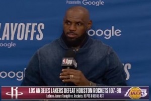 詹姆斯专访：与布朗尼同场竞技是生涯最不可思议事件