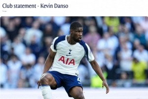 热刺队重申立场：不容忍凯文·丹索遭受的种族歧视