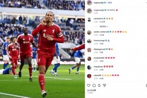 英超焦点战：利物浦读秒绝平埃弗顿！范戴克头球绝杀红军胜利