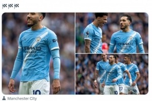 谢尔基分享胜利喜悦，曼城力克阿森纳