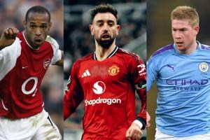 B费18助攻仅距英超纪录5场