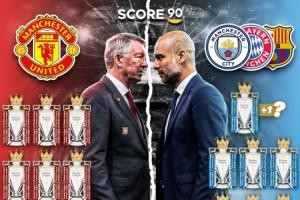 瓜迪奥拉英超12冠紧逼弗格森，55岁传奇可能改写历史