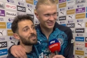 天空体育主持人道歉：曼晚曝哈兰德赛后粗口实况