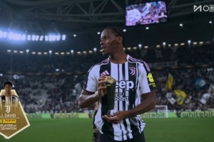 意甲焦点：戴维开场闪电传射，官方授予全场最佳荣誉