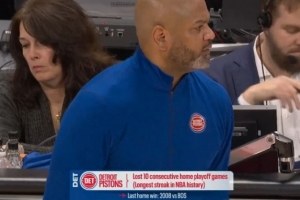 活塞主场连败创历史最差战绩