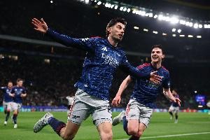 哈弗茨近两战曼城直接参与3球，2射1传表现抢眼