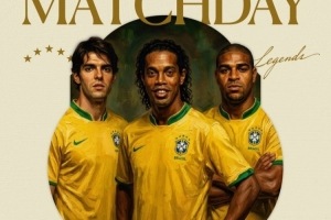 巴西与墨西哥传奇赛定于4月20日7点揭幕