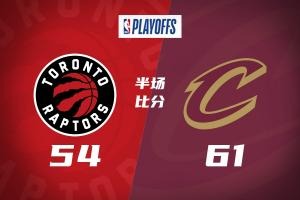 NBA季后赛首回合：骑士半场暂居领先，哈登火力全开