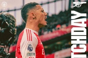 阿森纳VS曼城战前海报：萨利巴领衔