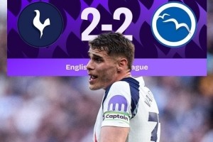 热刺遭遇最长不胜纪录，2026年英超唯一未尝胜果