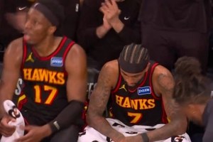 杰伦·约翰逊与亚历山大-沃克三分奏效 老鹰展开11-0攻势