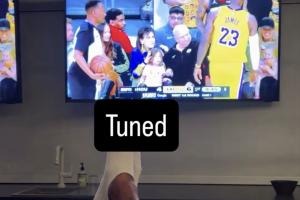 拉塞尔观火湖G1直播微醺，前湖人队魂心系故土