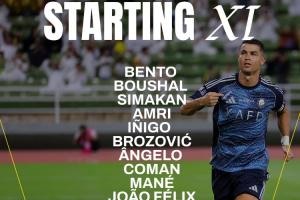 利雅得胜利客场迎战亚冠二赛大名单：C罗领衔核心阵容