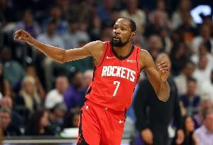 杜兰特缺战观点：即使不出场火箭也难赢