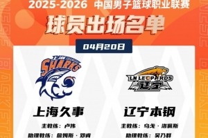 上海辽宁CBA对决名单公布：洛夫顿与哈维落选，怀特塞德入围