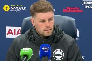 布莱顿主场战平热刺，主帅赫尔泽勒点评球队表现