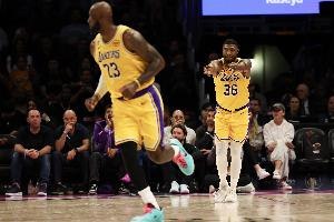 湖人首节投篮热辣 79%命中率创季后赛纪录