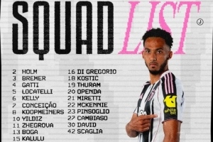 尤文主场迎战博洛尼亚：伊尔迪兹领衔锋线阵容