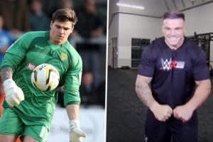 前英格兰门将跨界摔跤 新身份备受瞩目