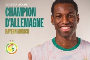 杰克逊蝉联赛季进球王：塞内加尔为拜仁夺冠喝彩