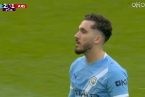 谢尔基84分钟离场 福登替补登场