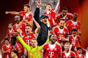 拜仁提前揽获德甲第34冠，续写辉煌战绩