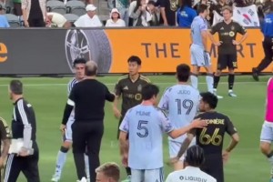 美职联第一次碰面！热刺老队友维尔纳赛后拥抱孙兴慜！