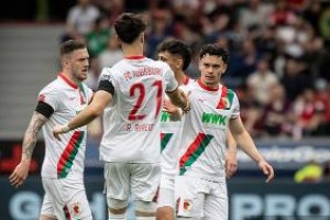 德甲-法比安·里德双响＆点射绝杀 奥格斯堡客场2-1逆转勒沃库森