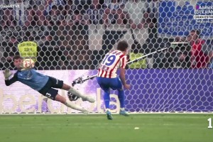 马竞痛失冠军！瑟尔洛特、阿尔瓦雷斯点球大战失点，皇家社会夺冠