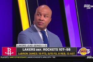 费舍尔点评：詹姆斯进入魔术师节奏！有他带队冲锋可以夺冠