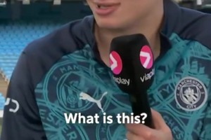 哈兰德：加布很出色，但有些动作太过了。如果我倒地，他会吃红牌